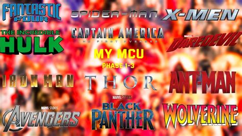 My Marvel Cinematic Universe Phases 1 3 Youtube