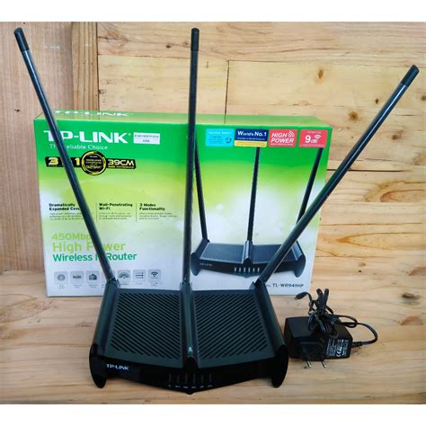 Jual Tp Link Tl Wr Hp Mbps High Power Wireless N Router Shopee