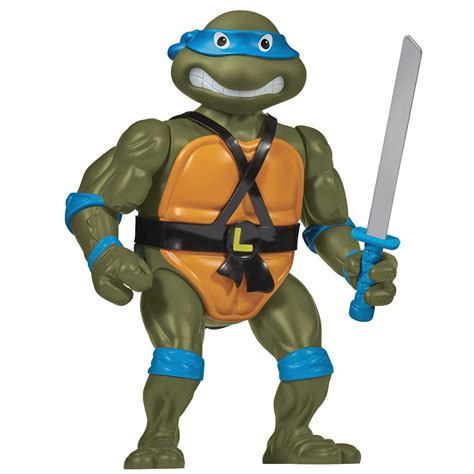 Teenage Mutant Ninja Turtles 12” Original Classic Leonardo Giant Figure By