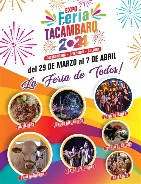 Feria Tacámbaro 2024 FERIAS Y CONCIERTOS EN MÉXICO