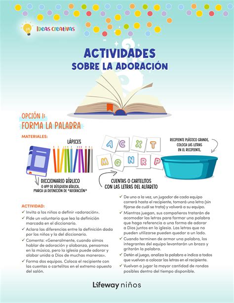 Idea Creativa Actividades sobre la adoración by lifeway espanol Issuu