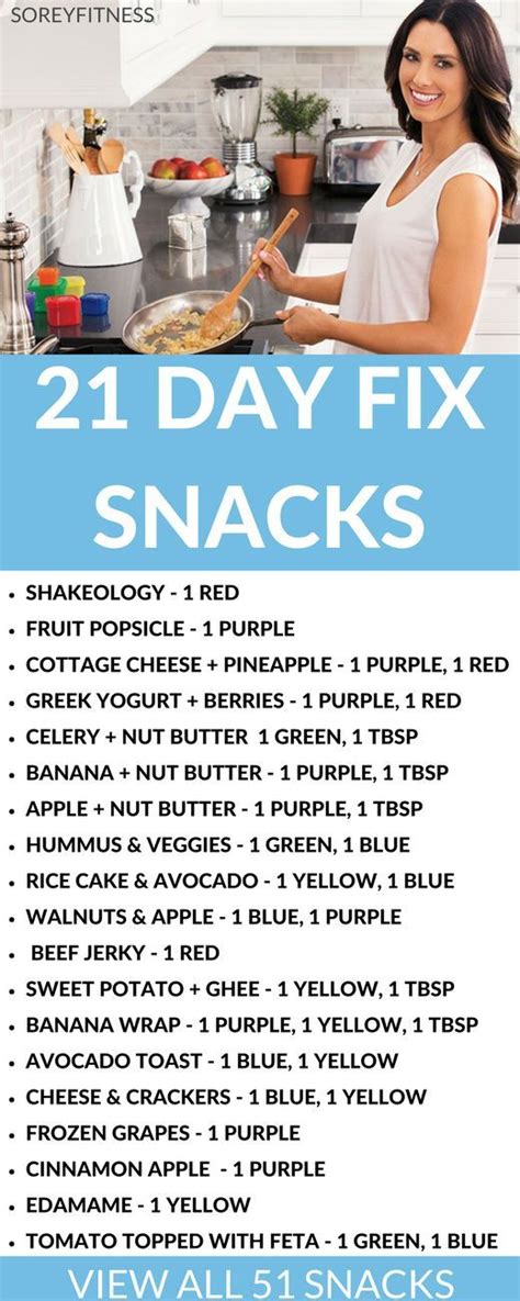 21 Day Fix Snacks 83 Ideas With Containers Listed 21 Day Fix Snacks