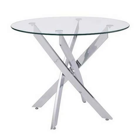 Up To 2 5 Feet Adhithya Enterprises Round Glass Table For Office At Rs 7500 In Chennai