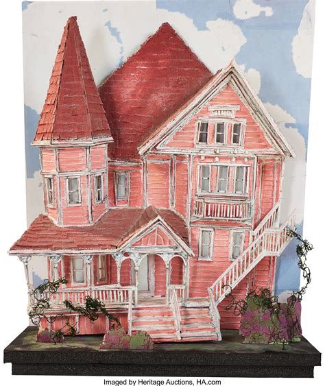 Coraline Other World Pink Palace Apartment Building Original | Lot ...