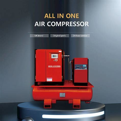 Geso Uk Brand Aircompressors Small Kw Hp Industrial In All In