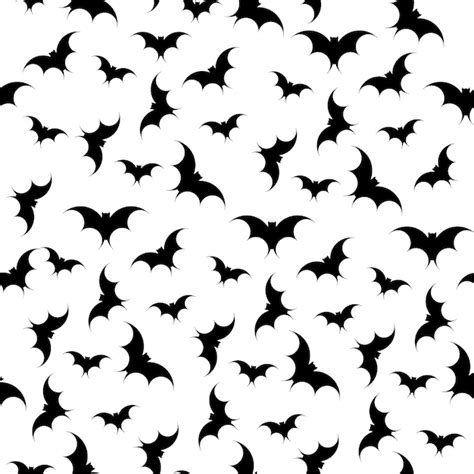 Premium Vector Bats Seamless Pattern Background Halloween