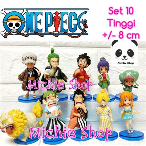 Jual Figure One Piece Set Wano Kuni Anime Toppers Kue Cake Luffy