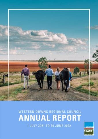 Annual Report By Western Downs Regional Council Issuu