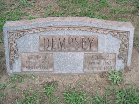 Myrta Mary Riggs Dempsey 1869 1933 Mémorial Find a Grave