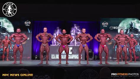 Npc Usa Championships Men S Bodybuilding Light Heavyweight First