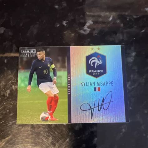 KYLIAN MBAPPÉ SIGNATURE LIMITED EDITION Adrenalyn XL England