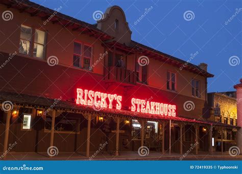 Riscky S Steakhouse in Fort Worth. Texas, USA Editorial Image - Image ...