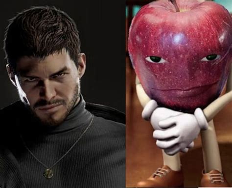 he looks like the rizz apple 😭😭 | Resident evil funny, Resident evil ...