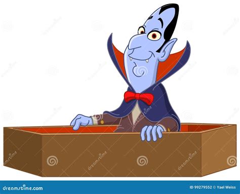 Vampire Raising From Coffin Stock Vector Illustration Of Cemetery