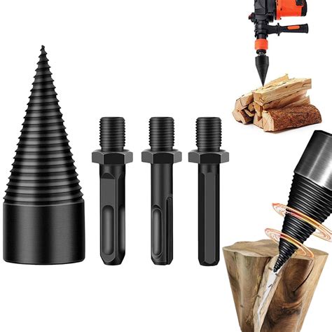 Dotmalls Easysplit Drill Bit Wood Splitter Drill Bits Mm Firewood