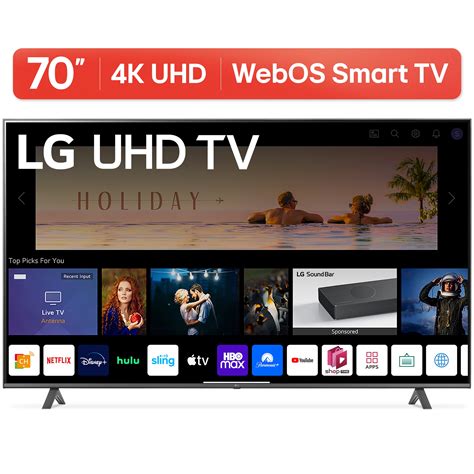 LG UHD 70” Smart TV 4K α5 Gen5 AI Processor with webOS & Game Optimizer ...