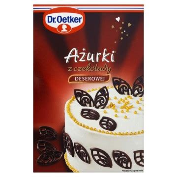 Dr Oetker A Urki Z Czekolady Deserowej G