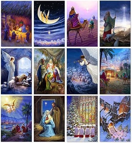 Amazon Anydesign Pack Christmas Greeting Cards Holy Angel Note