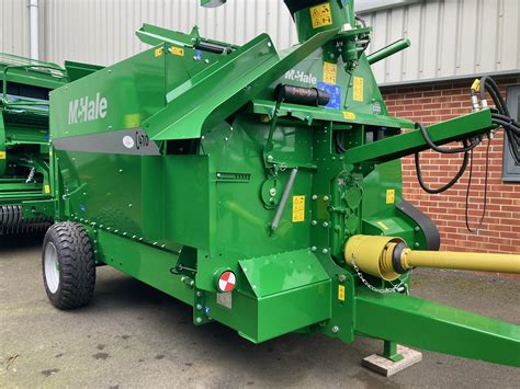 Mchale C Trailed Silage Feeder And Straw Blower