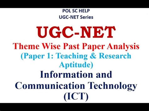 Ugc Net Paper Theme Wise Past Year Papers Information And