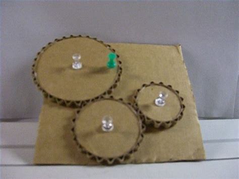 How To Make Gears Out Of Corrugated Cardboard Simple Machines