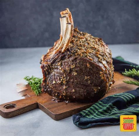 Amazing Standing Rib Roast Recipe - Sunday Supper Movement