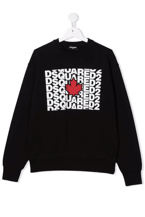 Dsquared Kids Kids Maple Leaf Sweatshirt Clothing From Circle Fashion Uk