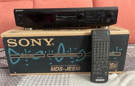 Minidisc Deck Sony MDS JE 510 Aukro