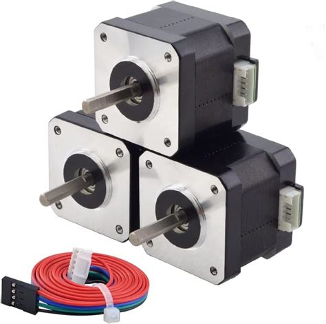 Stepperonline Stepper Motor Nema 17 Bipolar 40mm 45ncm 2a 4 Lead 3d Printer