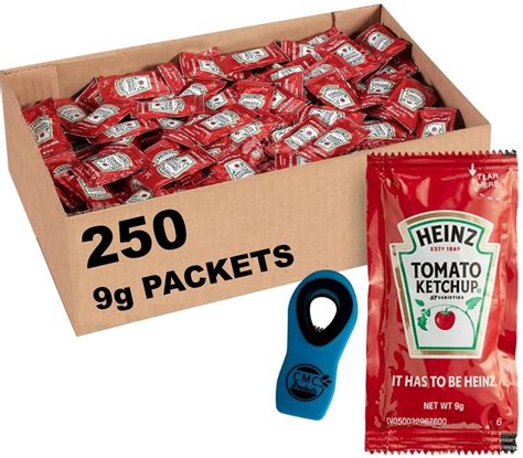 Heinz Ketchup Packets 9g 250 Count With Cmc Products