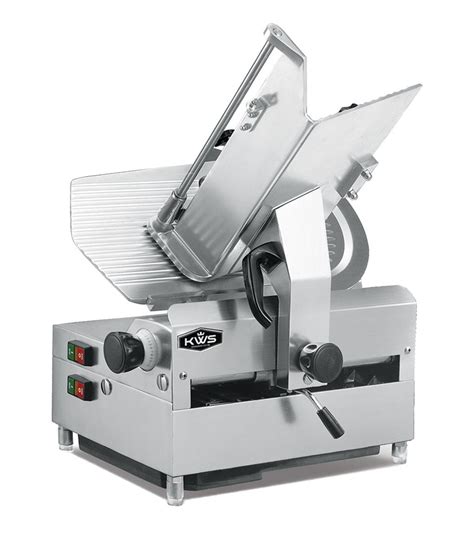 Kws Automatic Commercial 1050w Electric Meat Slicer 12 Stainless Steel