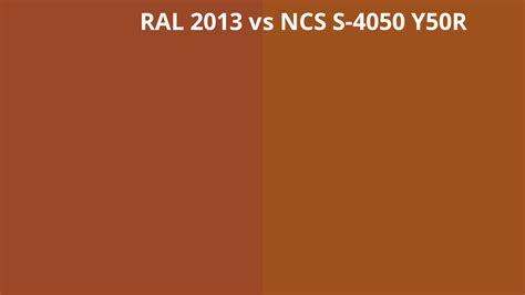 Ral 2013 Vs Ncs S 4050 Y50r Ral Colour Chart Uk