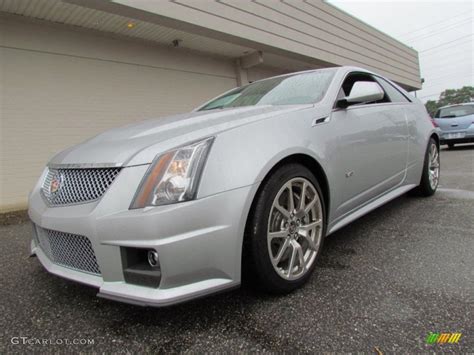 Radiant Silver Metallic Cadillac Cts V Coupe Photo