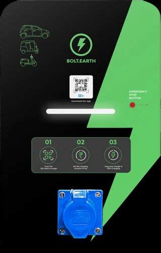 3 3kW Bolt Earth LEVAC EV Charging Point For Two Wheeler At Rs 15000