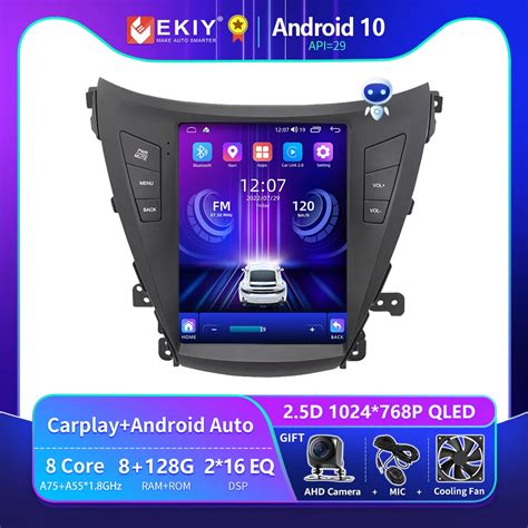 EKIY T9 Autoradio Pour Hyundai Elantra 2011 2012 2013 2014 2015 2016