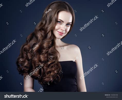 Beautiful Hair Woman Long Brunette Hairstyle Stock Photo 1356905768 Shutterstock