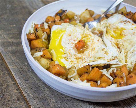 Root Vegetable Hash With Eggs And Aged Cheddar Recipe Sidechef