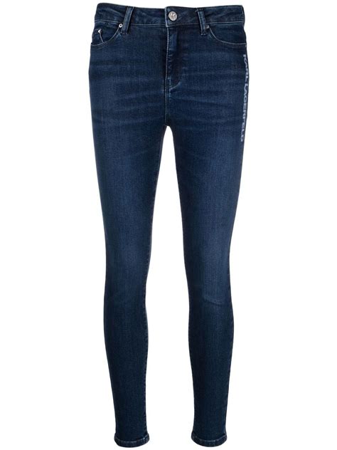 Karl Lagerfeld Mid Rise Skinny Jeans Farfetch