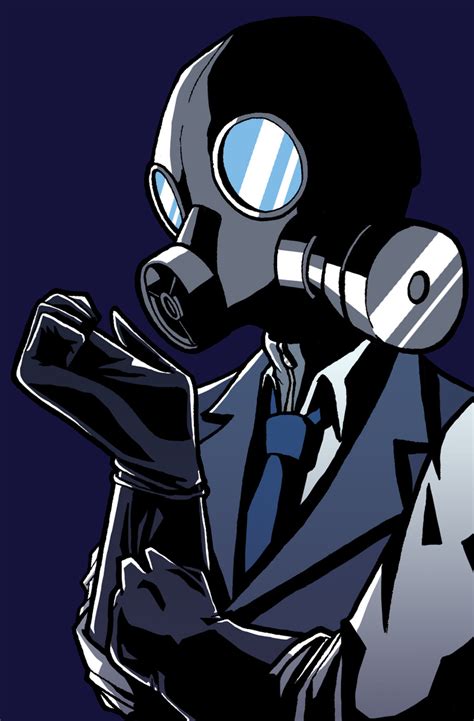 The Gas Mask Man Redraw My Oc Prompt By Chrisossu On Newgrounds