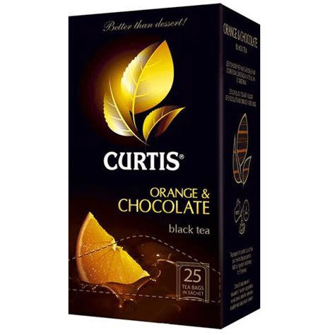 Чай Curtis Orange & Chocolate 25 пак с темным шоколадом и апельсином ...