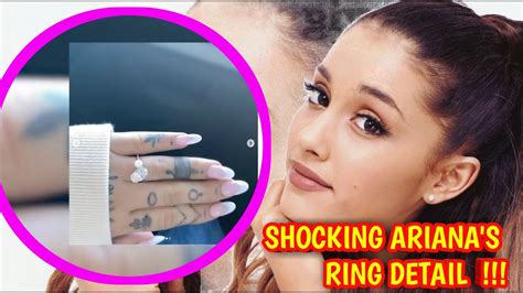 Ariana Grande Full wedding Ring details Emerge - YouTube