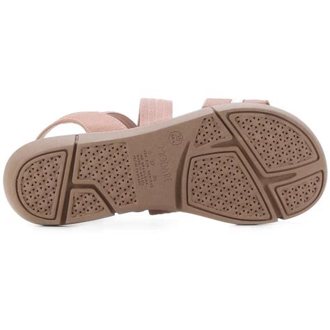 Sandália Anabela Baixa Modare Elástico Conforto Nude Compre Agora Cabana Magazine