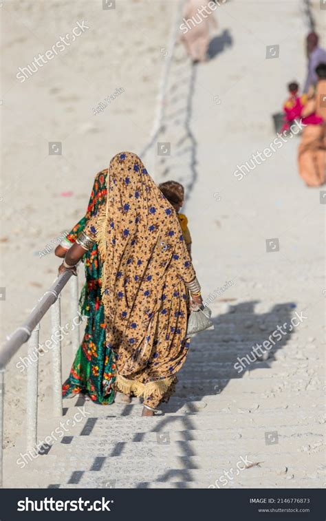 Hingol Pakistan March Women Hindu Stock Photo