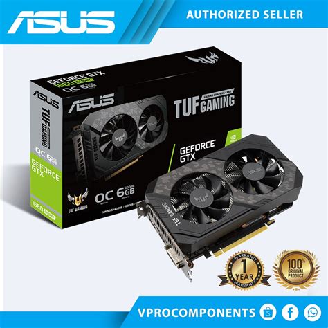 Asus Gtx 1660 Super Tuf Gaming Oc 6gb Tuf Gtx1660s O6g Gaming Shopee Philippines