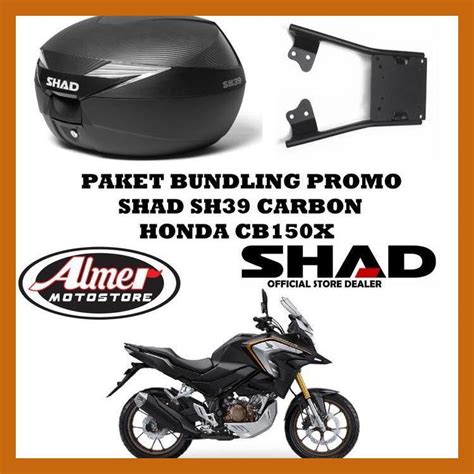 Jual Shad SH39 Carbon Shad Breket Honda CB150X Shopee Indonesia