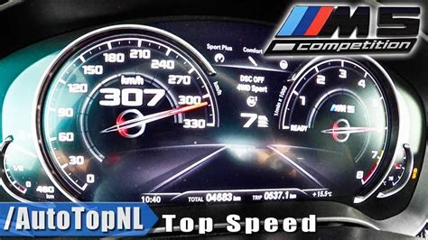 Watch Bmw M5 Competition Accelerate Like A Supercar To Top Speed