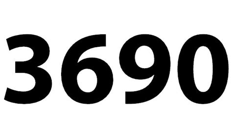 Zahl 3690