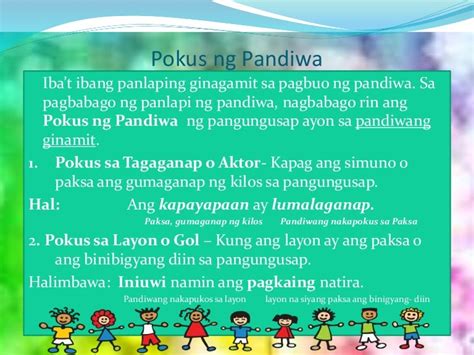 karanasan ng pandiwa halimbawa