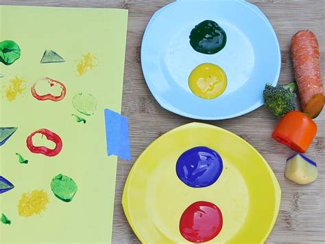 Crafts: Vegetable prints | Video | BabyCenter