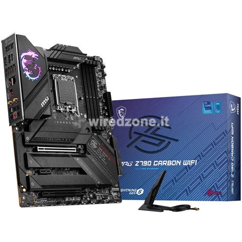 MSI MPG Z790 Carbon WiFi DDR5, Intel Z790 Mainboard LGA 1700 | Wiredzone.it